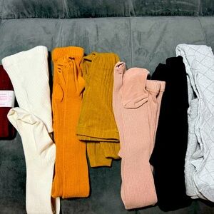 Knit girls stockings size 6